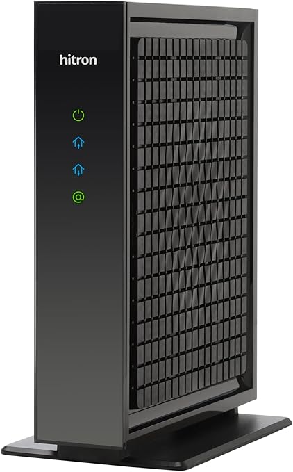Hitron CODA56 Multi-Gigabit DOCSIS 3.1 Modem | 2.5 Gbps Max Internet Speeds | Certified with Xfinity, Charter Spectrum, Cox | 2.5 Gbps Ethernet Cable Modem ONLY | Requires Separate WiFi Router